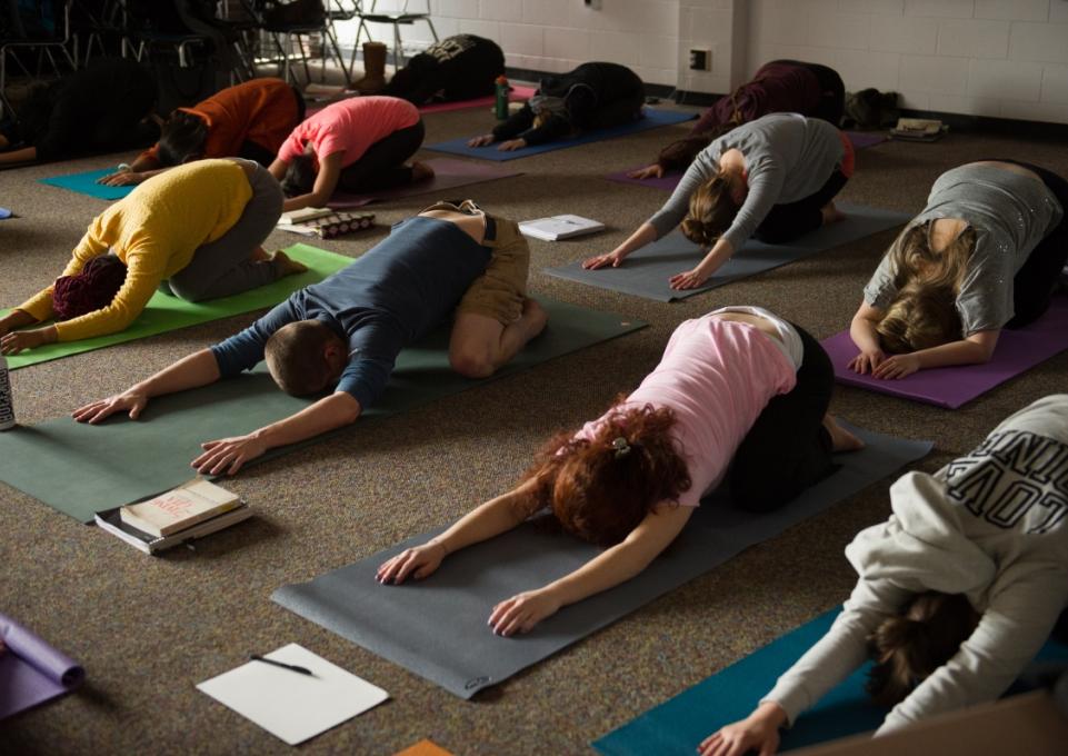 Yoga class