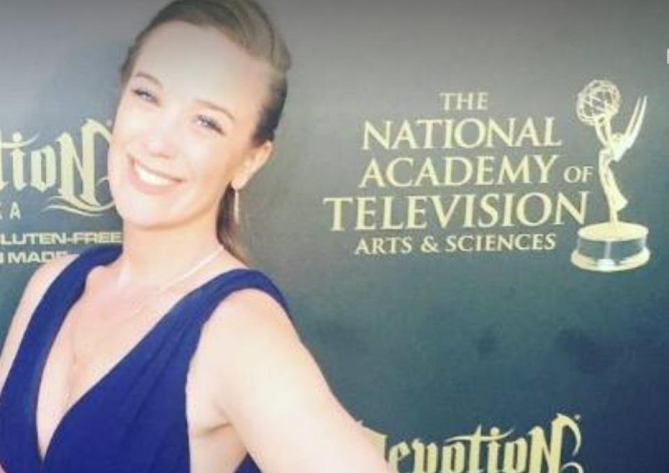 Cate Burzynski at the 2019 Emmy Awards
