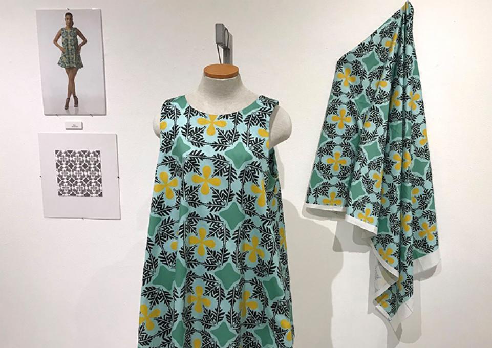 fabric created by art & design students
