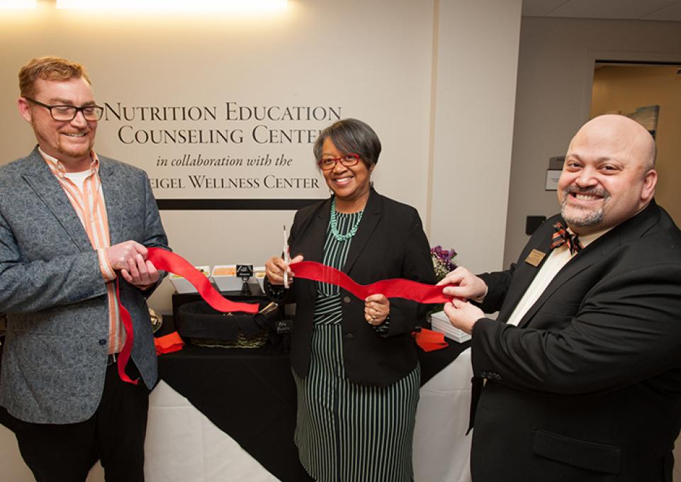 nutrition center ribbon cutting