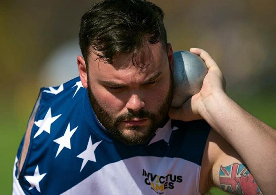 Lucas Purser at the 2016 Department of Defense Warrior Games.